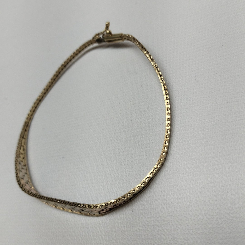 K1 5,50 GRMS 14 K ESPECIFICACIONES COMPLEMENTARIAS PULSERA ORO COMBINADO VENDIBL (SEMINUEVO)