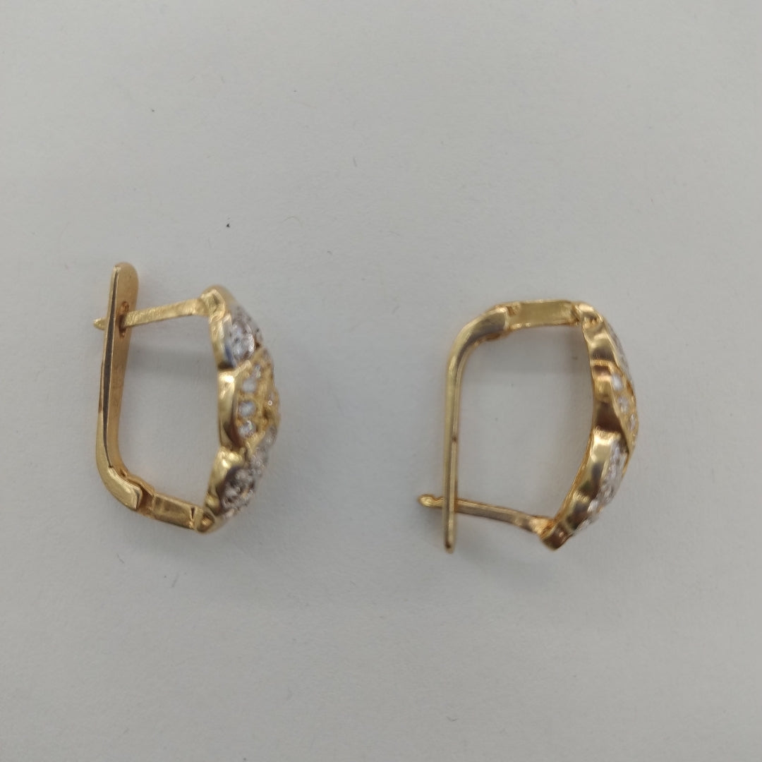 ARETES PAR ORO 14 K 4.8 GRMS (SEMINUEVO)