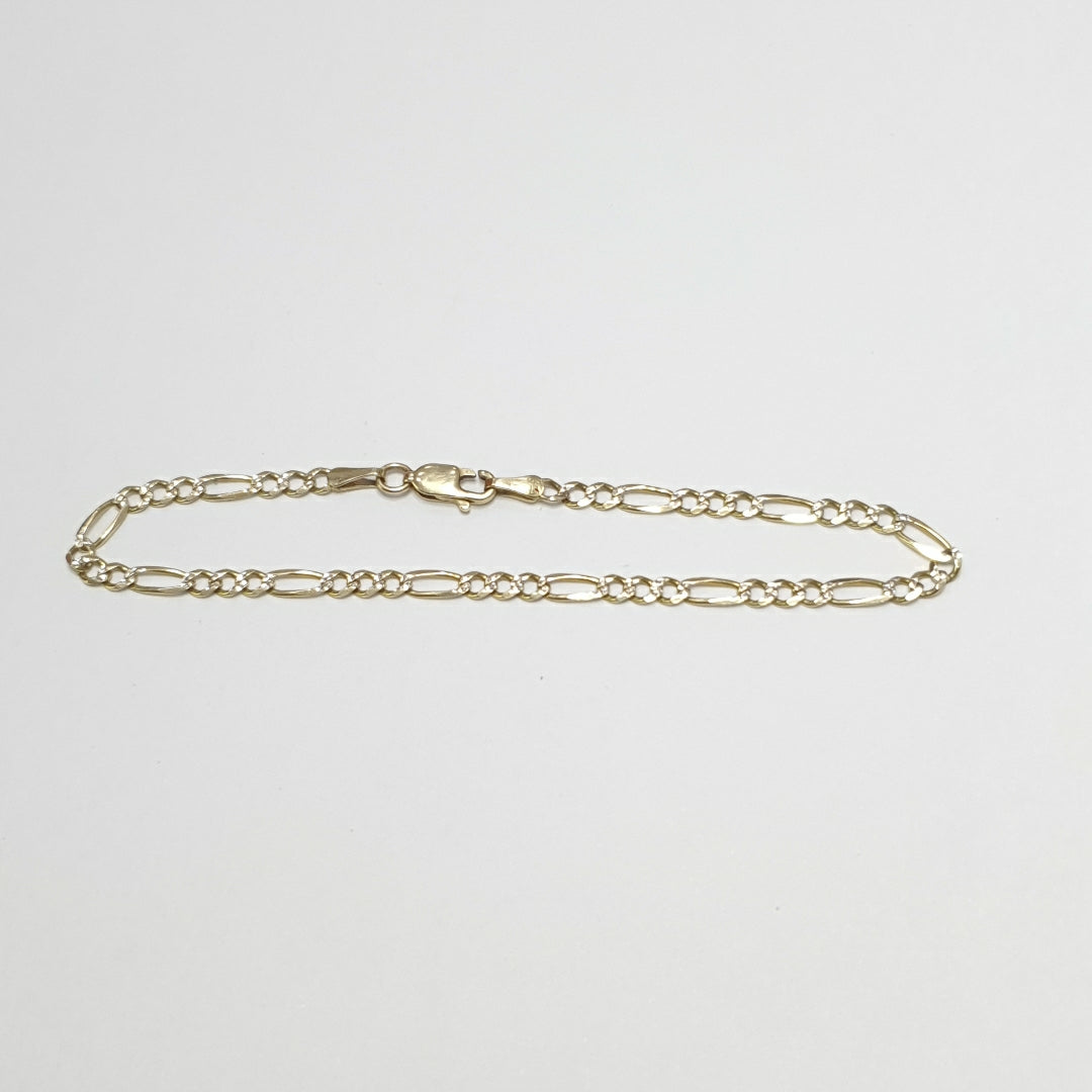 PULSERA ORO, RODIADO 14 K 2.8 GRMS (SEMINUEVO)