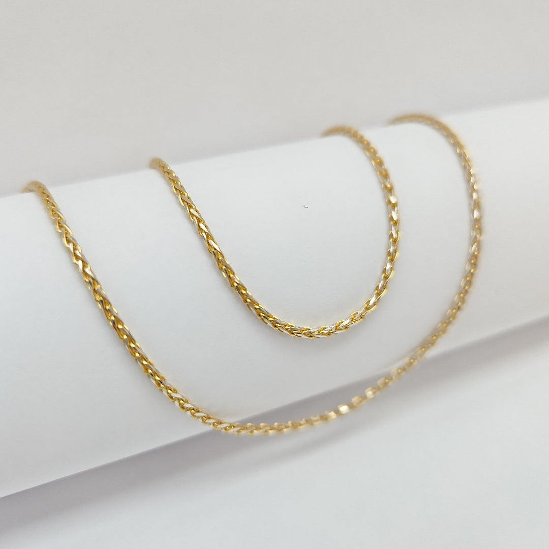 CADENA ORO,RODIADO 14 K 5,00 GRMS (SEMINUEVO)