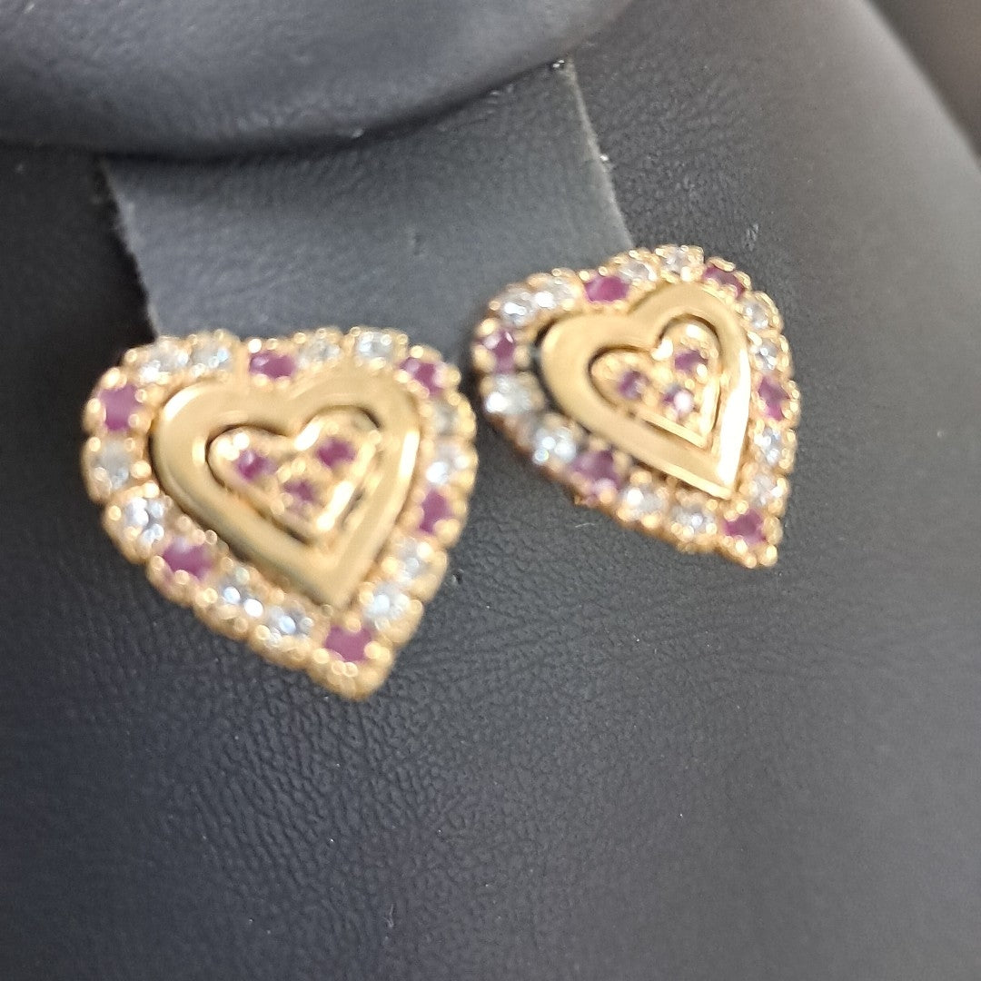 ARETES PAR ORO 10 K 4.1 GRMS (SEMINUEVO)