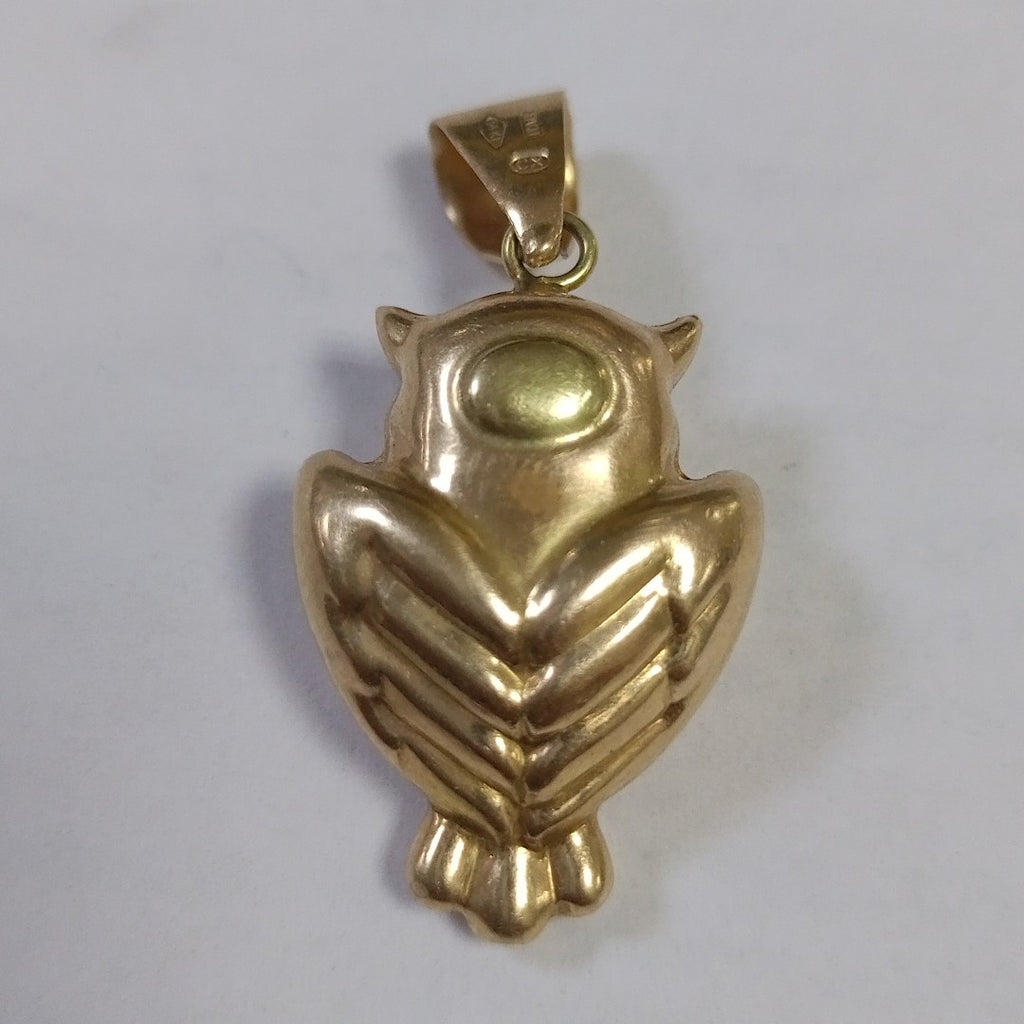 K1 3,30 GRMS 14 K ESPECIFICACIONES COMPLEMENTARIAS DIJE BUHO GASTADO (SEMINUEVO)