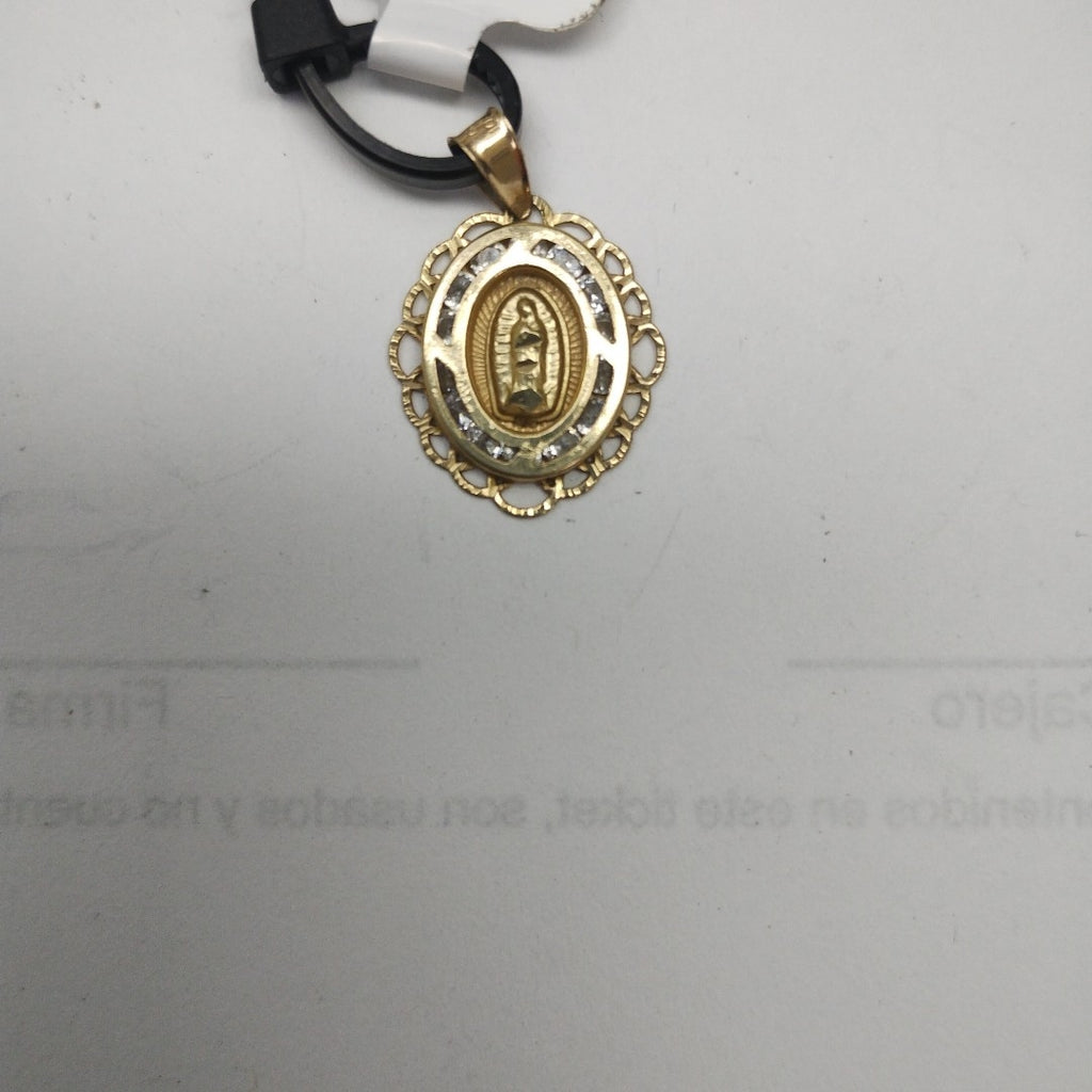 K1 0,80 GRMS 10 K ESPECIFICACIONES COMPLEMENTARIAS MEDALLA RELIGIOSA IMAGEN VIRGE (SEMINUEVO)