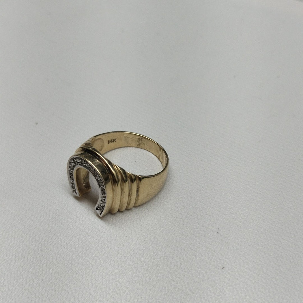 K1 5,00 GRMS 14 K ESPECIFICACIONES COMPLEMENTARIAS ANILLITO HERRADURA VENDIBLE (SEMINUEVO)