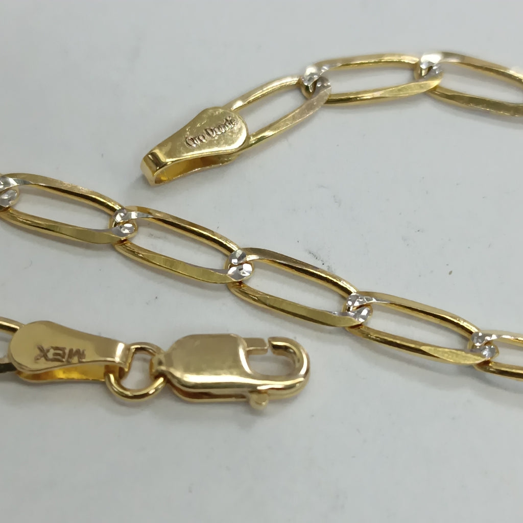 PULSERA TEJIDO ESLABONES 3.9G 18 CM (NUEVO)