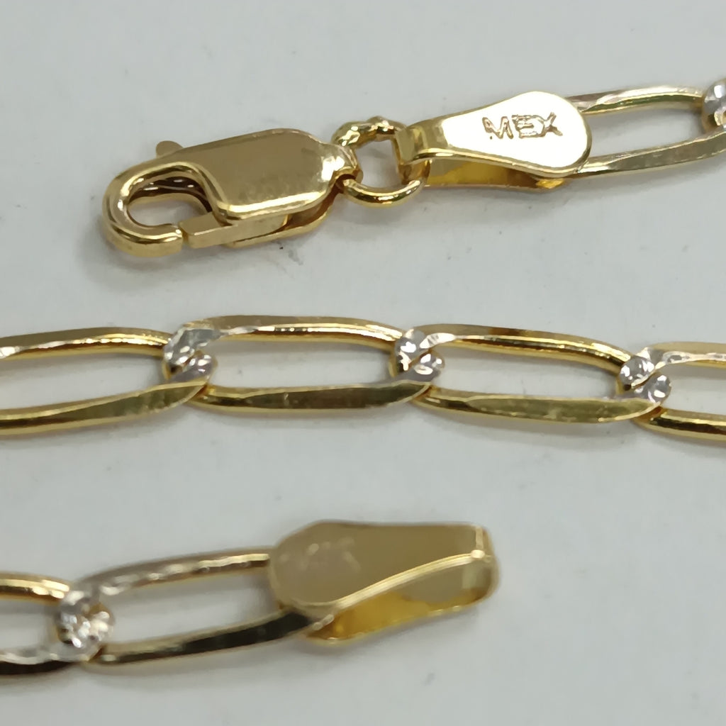 PULSERA TEJIDO ESLABONES 3.9G 18 CM (NUEVO)