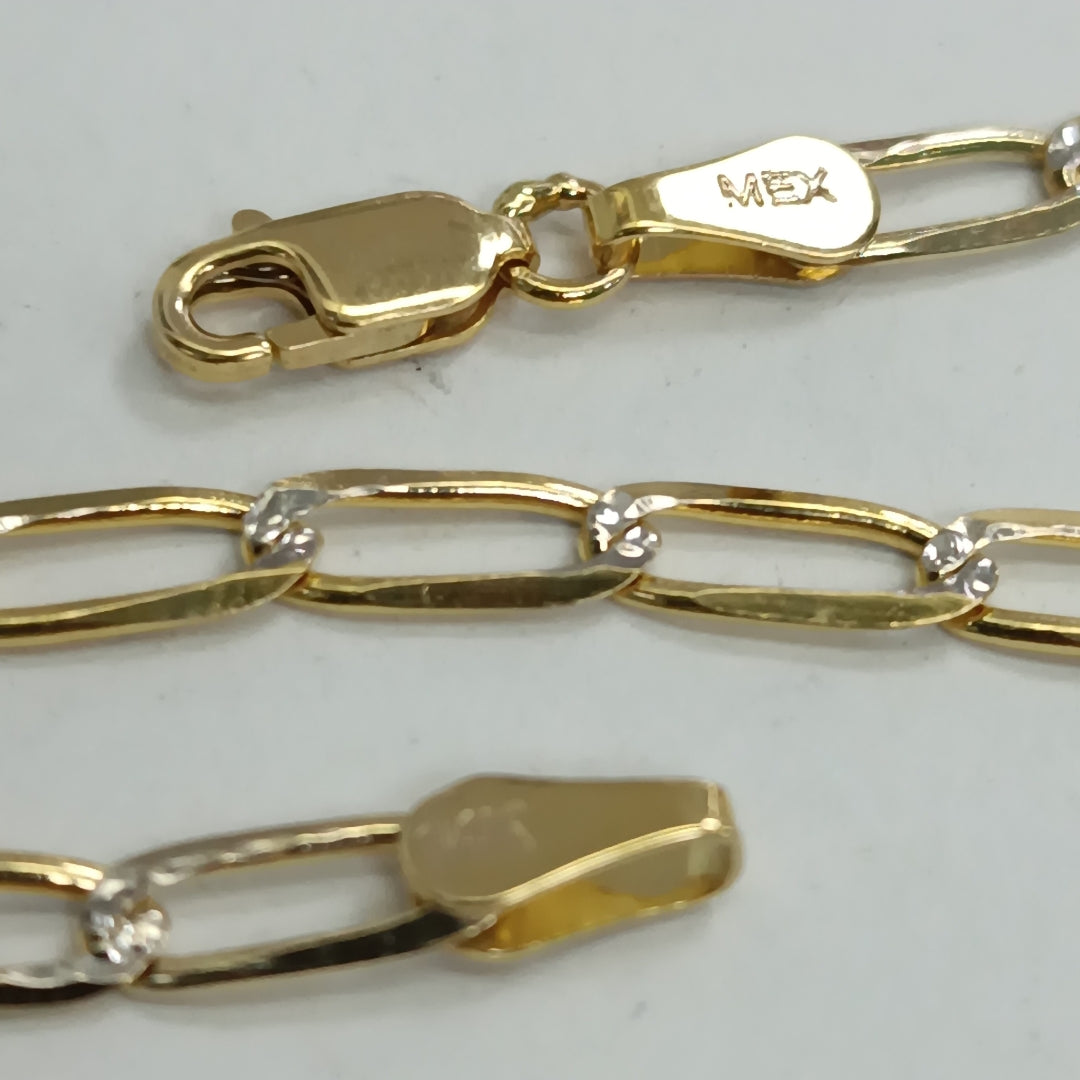 PULSERA TEJIDO ESLABONES 3.9G 18 CM (NUEVO)