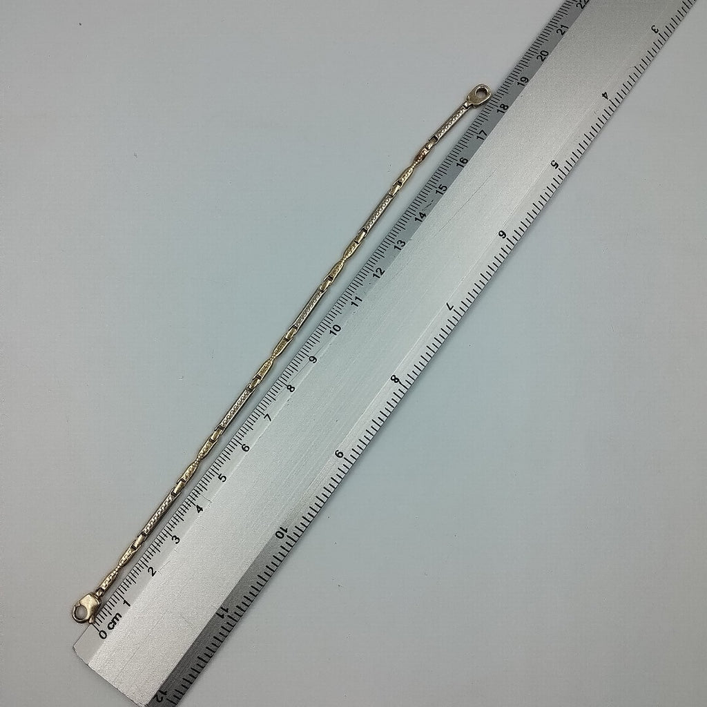 K1 4,80 GRMS 14 K ESPECIFICACIONES COMPLEMENTARIAS PULCERA VENDIBLE, TEJIDO ESPE (SEMINUEVO)