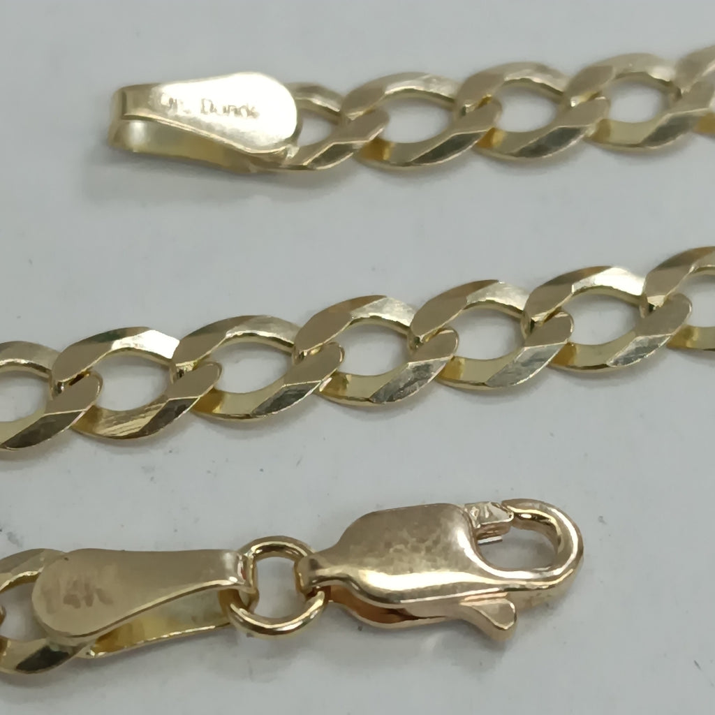 PULSERA TEJIDO BARBADA 4.7G 18 CM 14K (NUEVO)