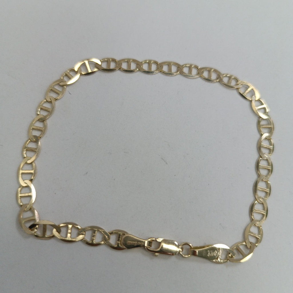 PULSERA TEJIDO GUCHI 5.5G 21 CM 14K (NUEVO)