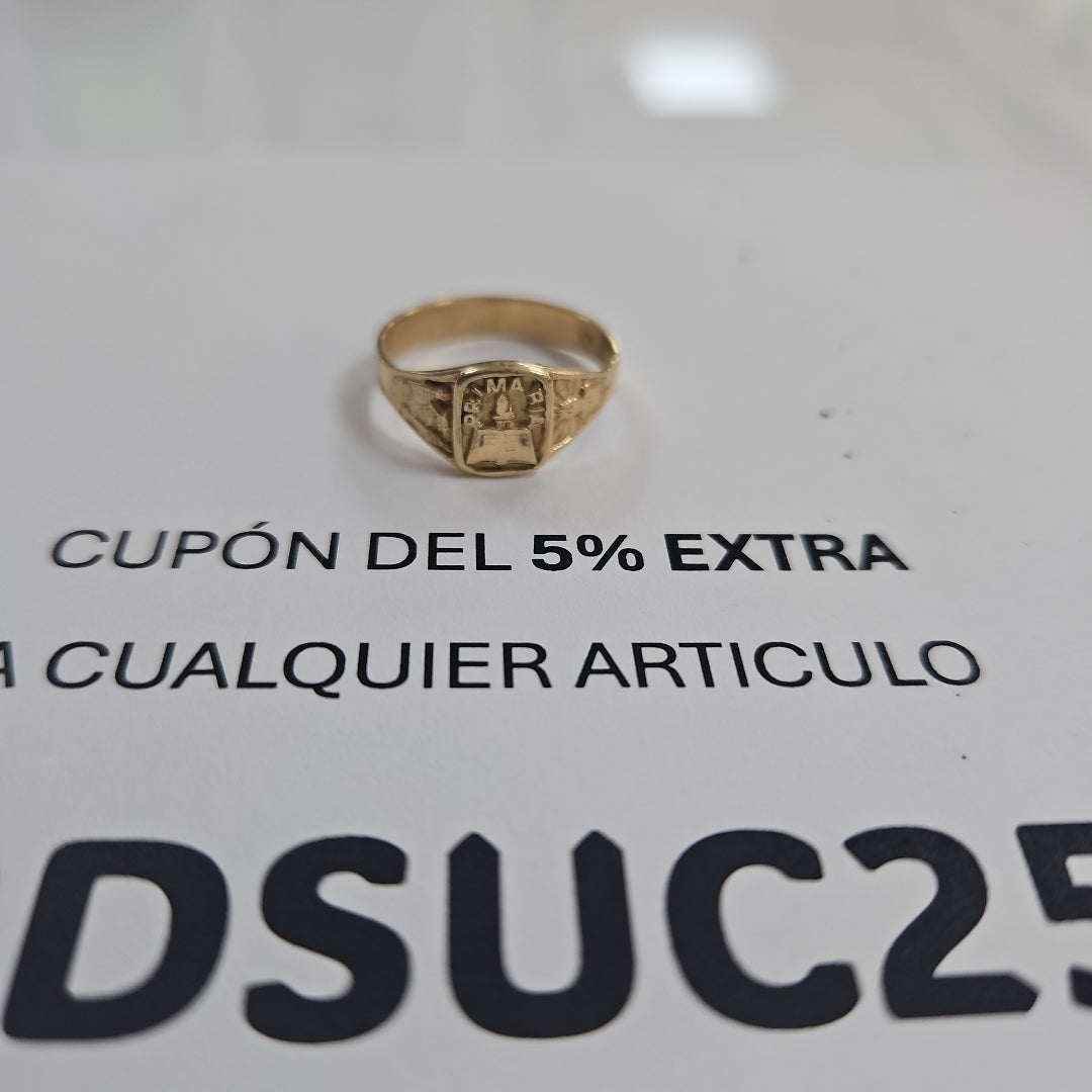K1 2,50 GRMS 10 K ESPECIFICACIONES COMPLEMENTARIAS ANILLO (SEMINUEVO)