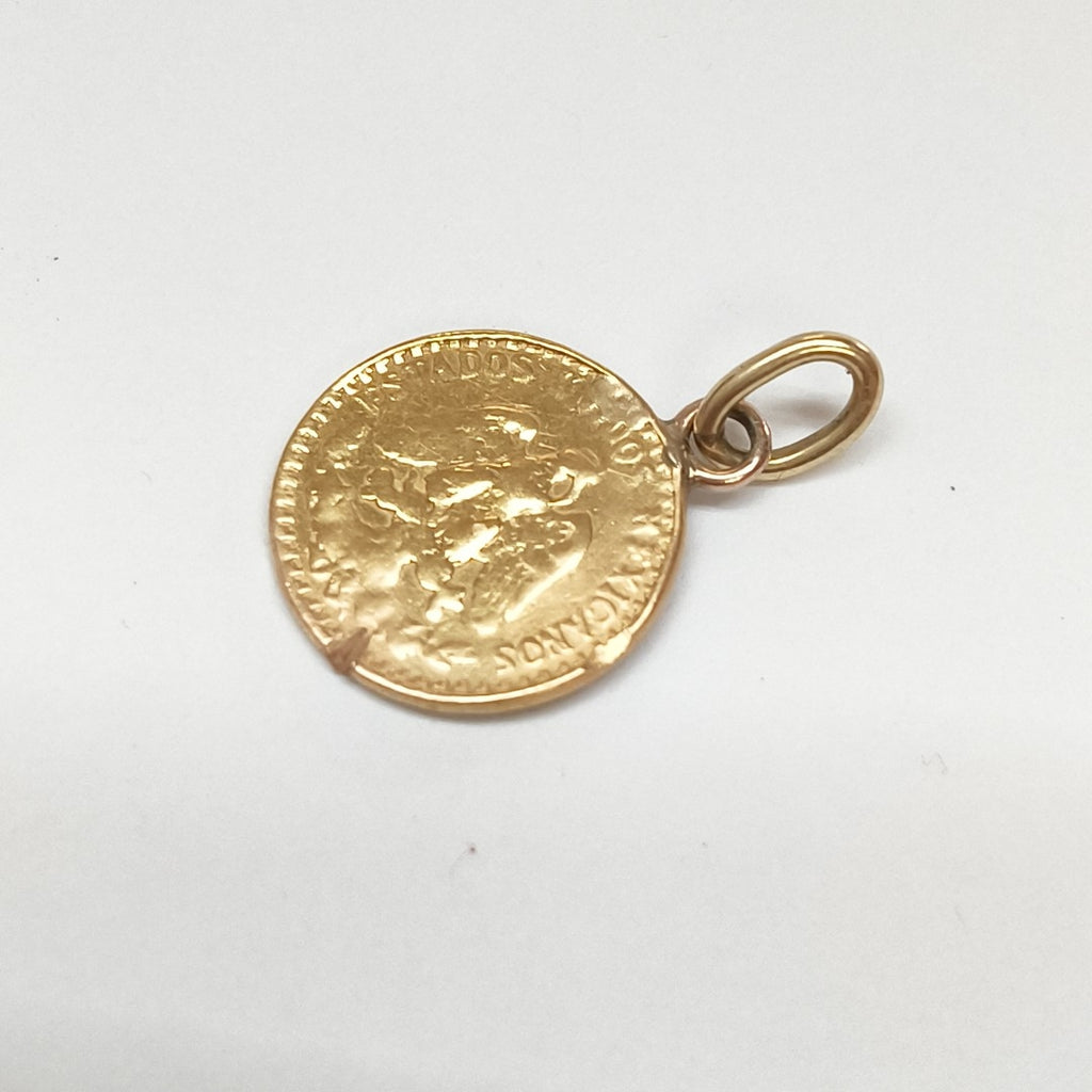 K1 1.8 GRMS 18 K IDENTIFICACIÓN DIJE MATERIALES ORO CANTIDAD DE PIEZA (SEMINUEVO)