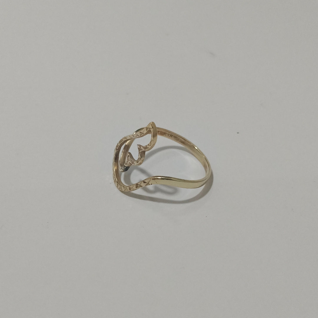 K1 2,00 GRMS 10 K ESPECIFICACIONES COMPLEMENTARIAS ANILLITO MOTIVO ALA (SEMINUEVO)