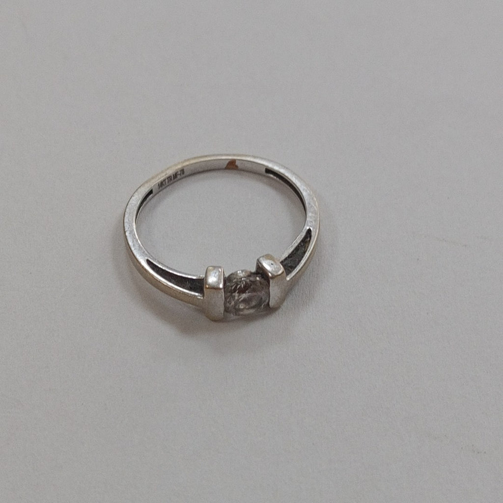 ANILLITO ORO BLANCO 14 K 1.8 GRMS (SEMINUEVO)