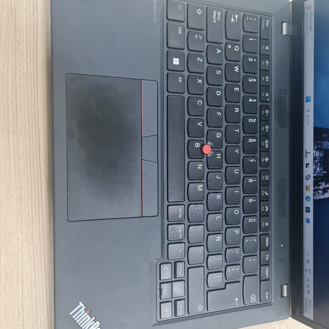 LAPTOP LENOVO THINKPAD T14 GEN 4 (2024) 256 GB SSD 16 GB RAM (SEMINUEVO)