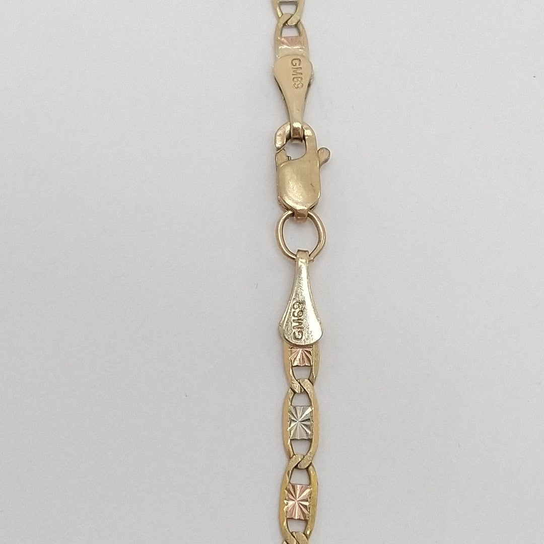 CADENA ORO, ORO COMBINADO 10 K 7.3 GRMS (SEMINUEVO)