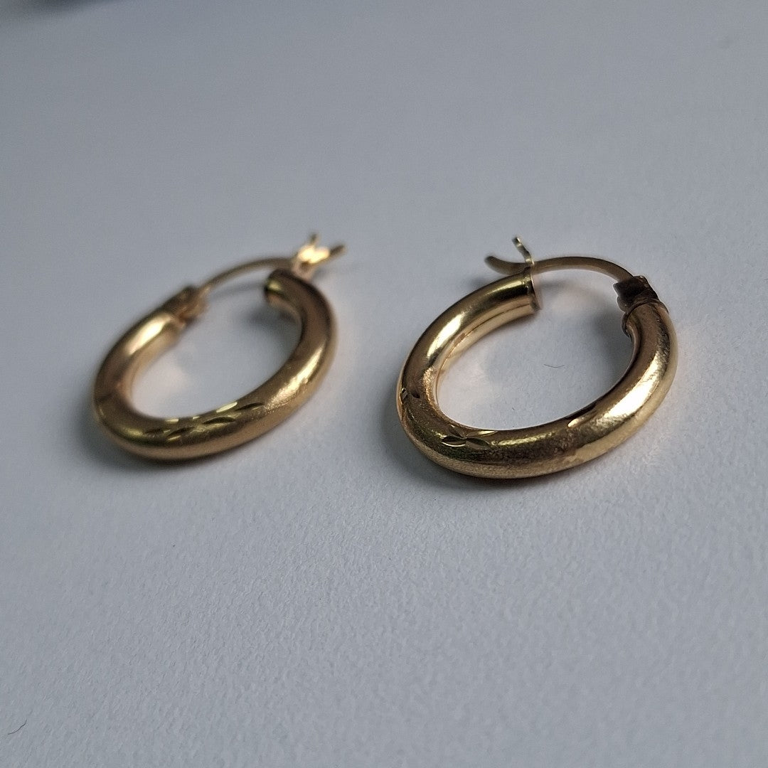 ARRACADAS PAR ORO 14 K 2,20 GRMS (SEMINUEVO)