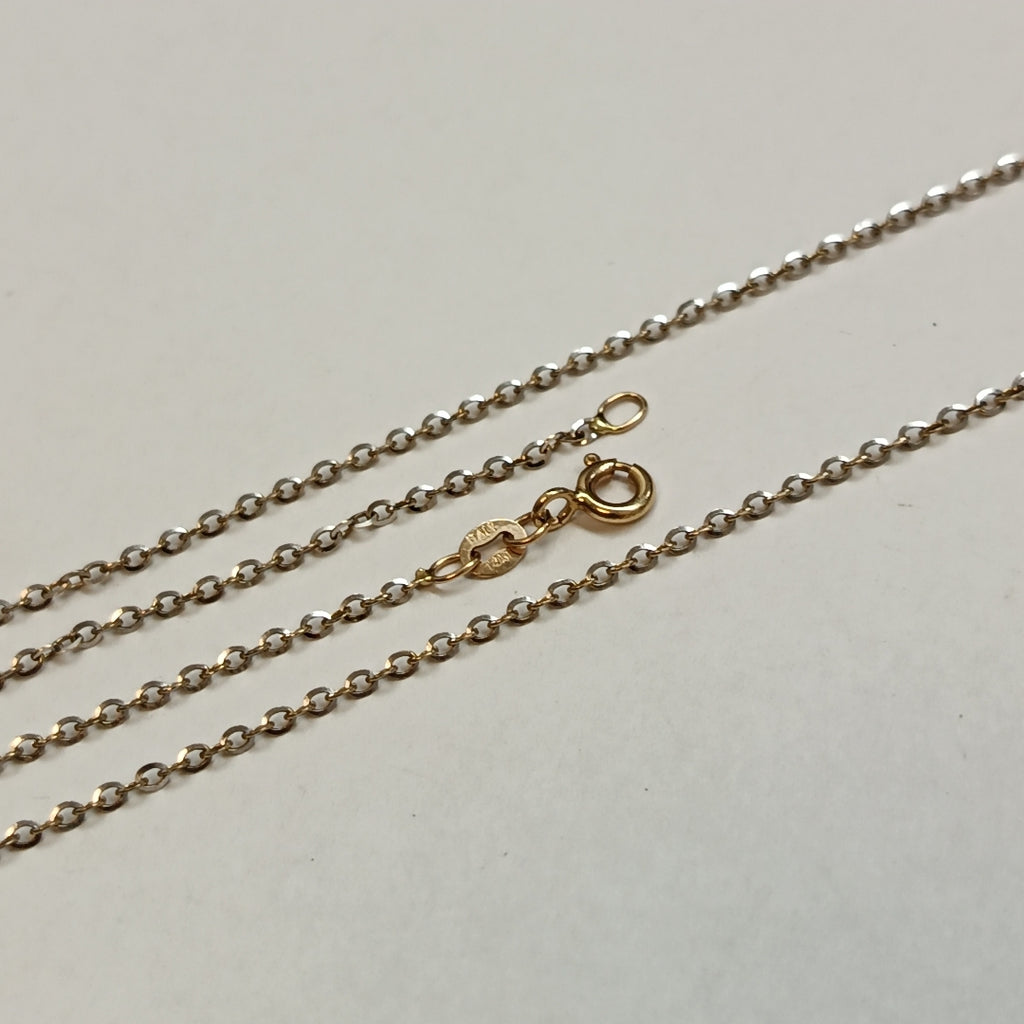 CADENA ORO, RODIADO 14 K 2.1 GRMS (SEMINUEVO)