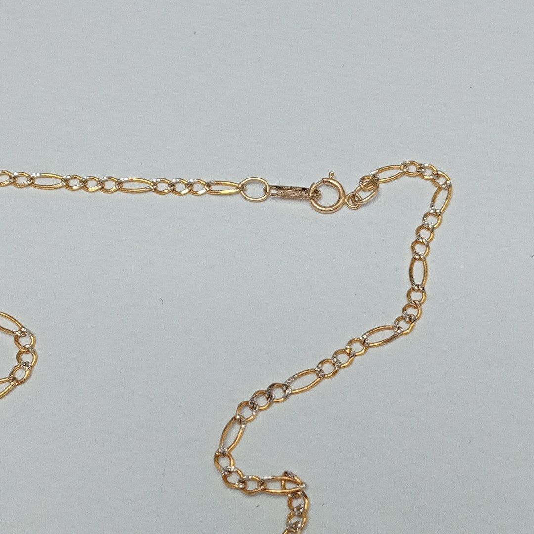 CADENA ORO, RODIADO 14 K 4.8 GRMS (SEMINUEVO)