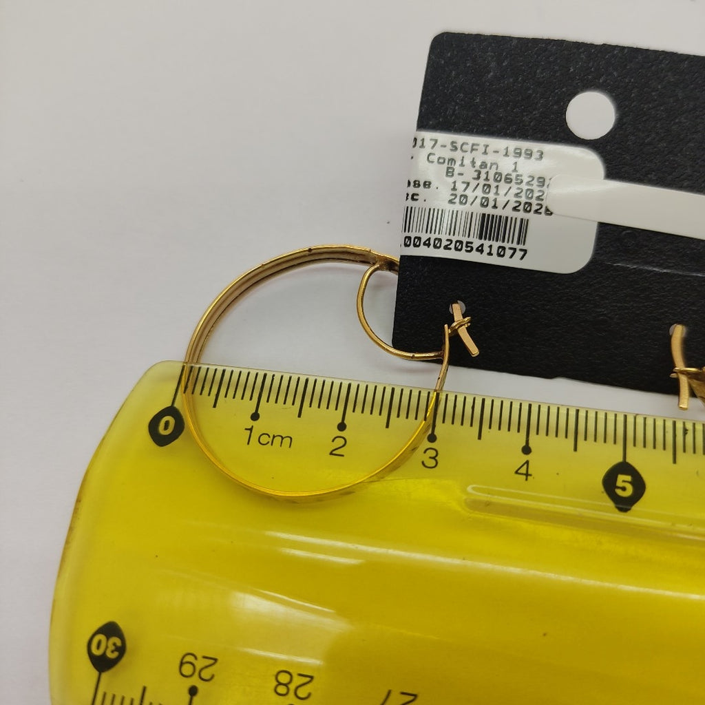 ARRACADAS PAR ORO 10 K 3.3 GRMS (SEMINUEVO)