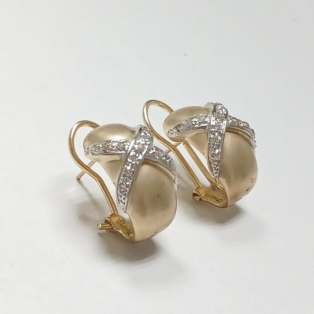 ARETES PAR ORO 14 K 6 GRMS (SEMINUEVO)