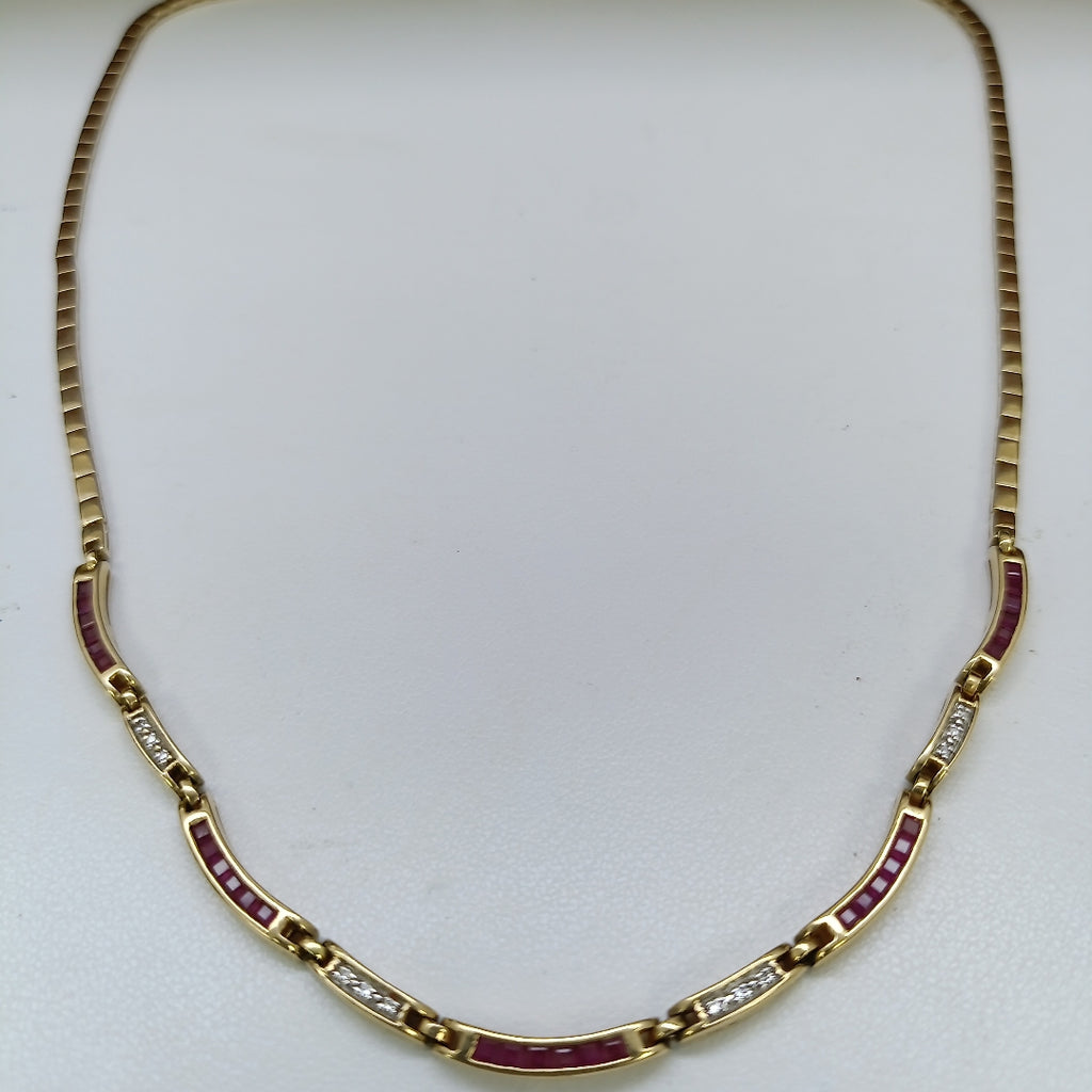 GARGANTILLA ORO 14 K 16.1 GRMS (SEMINUEVO)