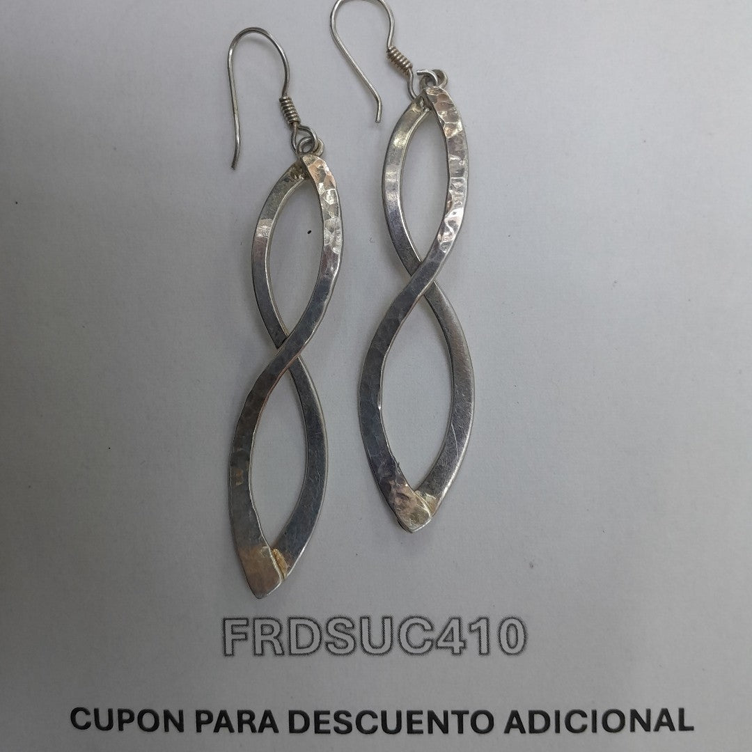 ARETES PAR PLATA 9,50 GRMS (SEMINUEVO)