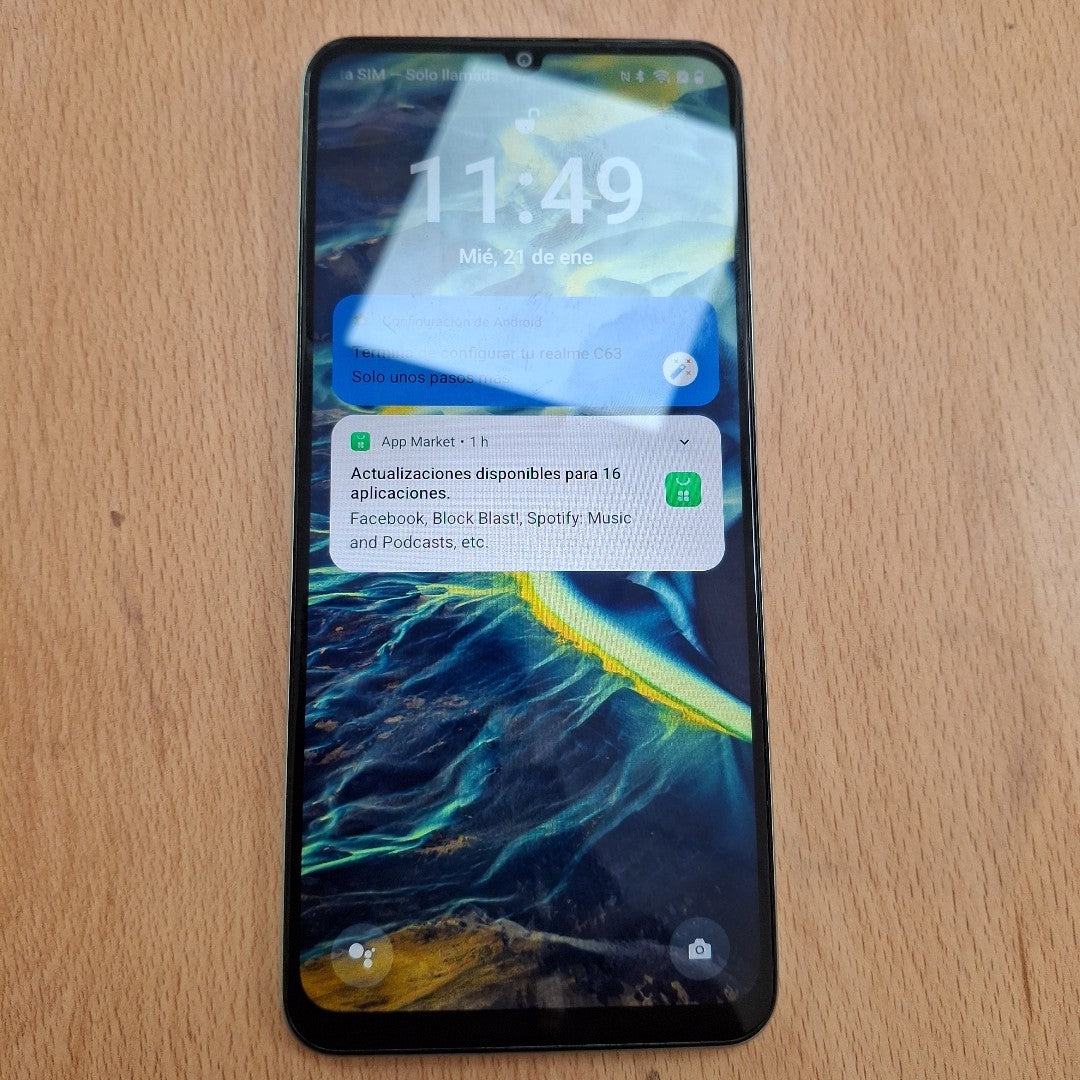 CELULAR REALME C63 RMX3939 (2024) 256 GB 8 GB RAM (SEMINUEVO)