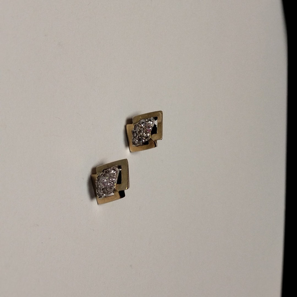 BROQUELES PAR ORO 14 K 3,40 GRMS (SEMINUEVO)