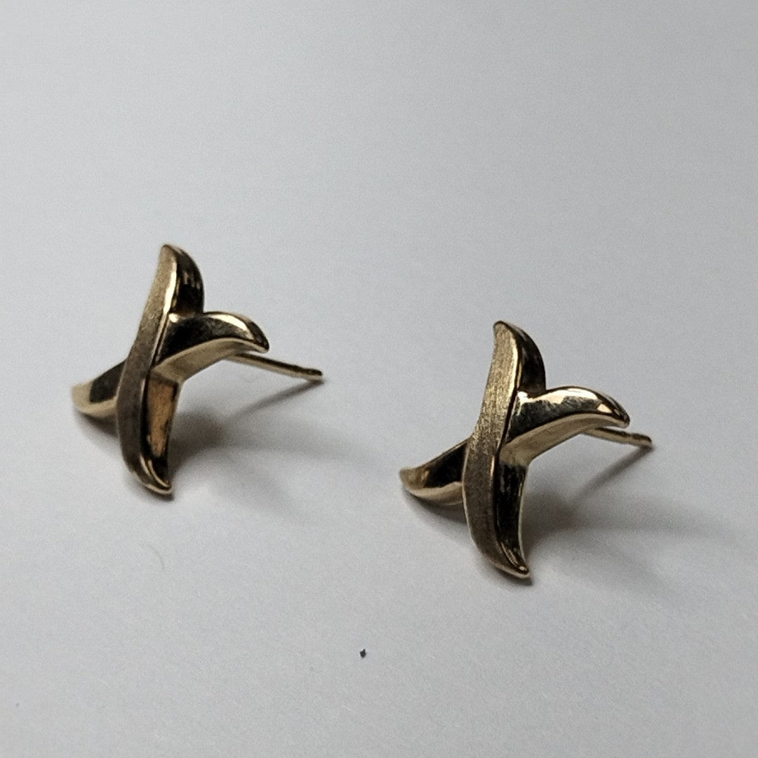 ARETES PAR ORO 14 K 1.5 GRMS (SEMINUEVO)