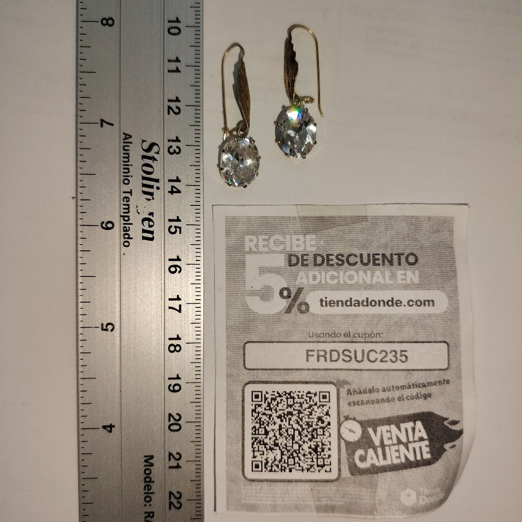 ARETES PAR ORO 10 K 4.4 GRMS (SEMINUEVO)