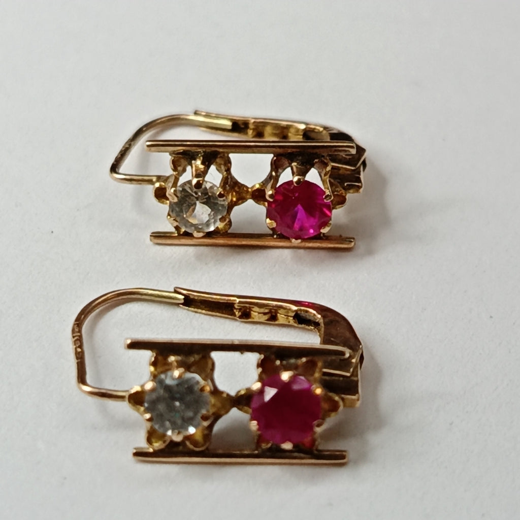 ARETES PAR ORO 10 K 1.1 GRMS (SEMINUEVO)