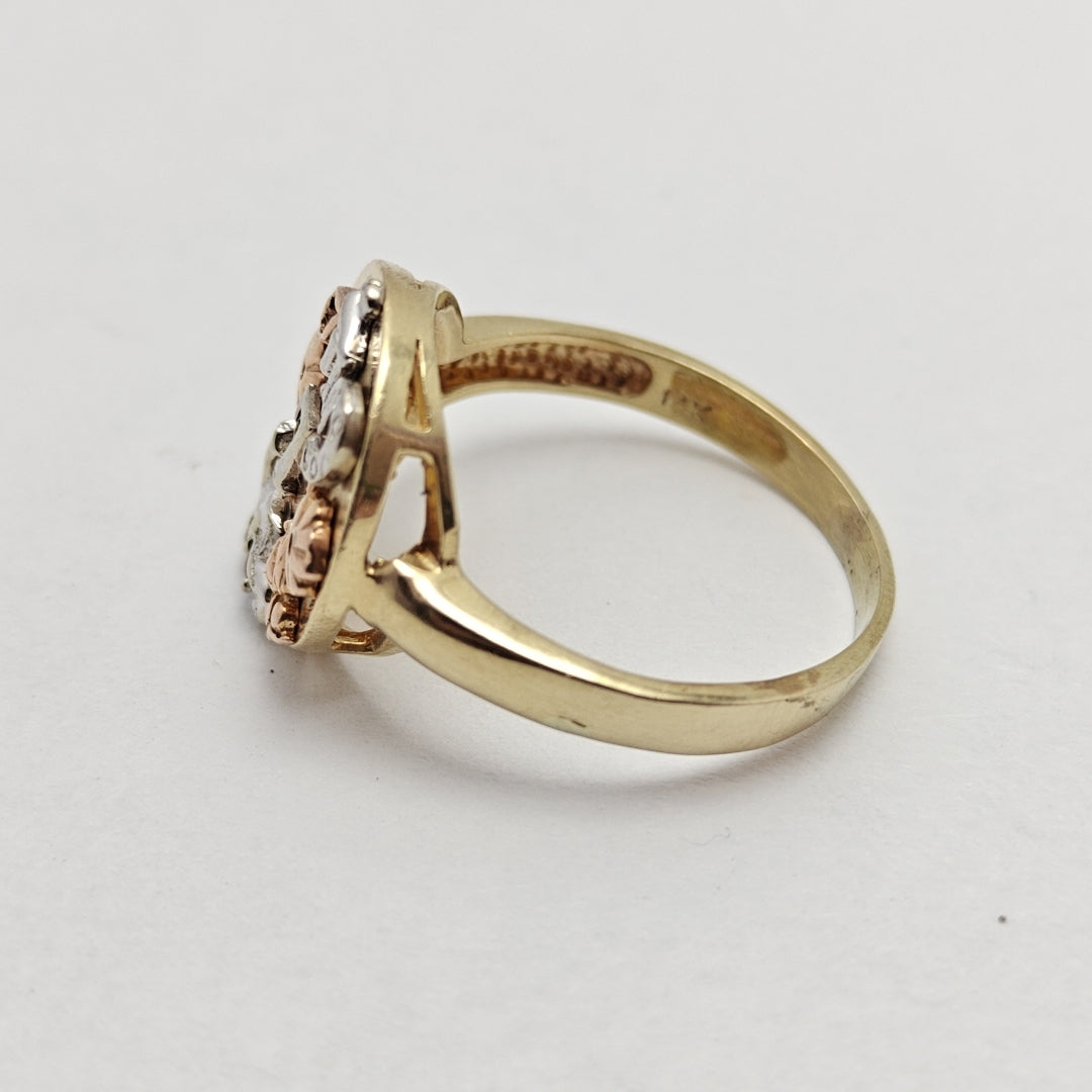 K1 4,50 GRMS 14 K ESPECIFICACIONES COMPLEMENTARIAS ANILLITO DE LA SUERTE ORO CO (SEMINUEVO)