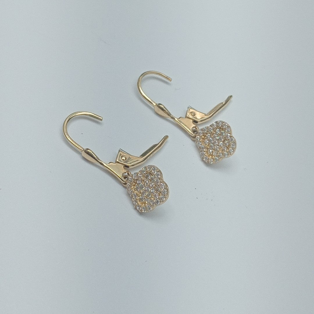 BROQUELES ORO 14K 2.3 (NUEVO)