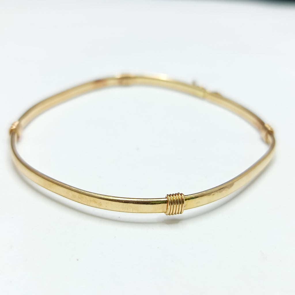 PULSERA RIGIDA ORO 14 K 5.1 GRMS (SEMINUEVO)