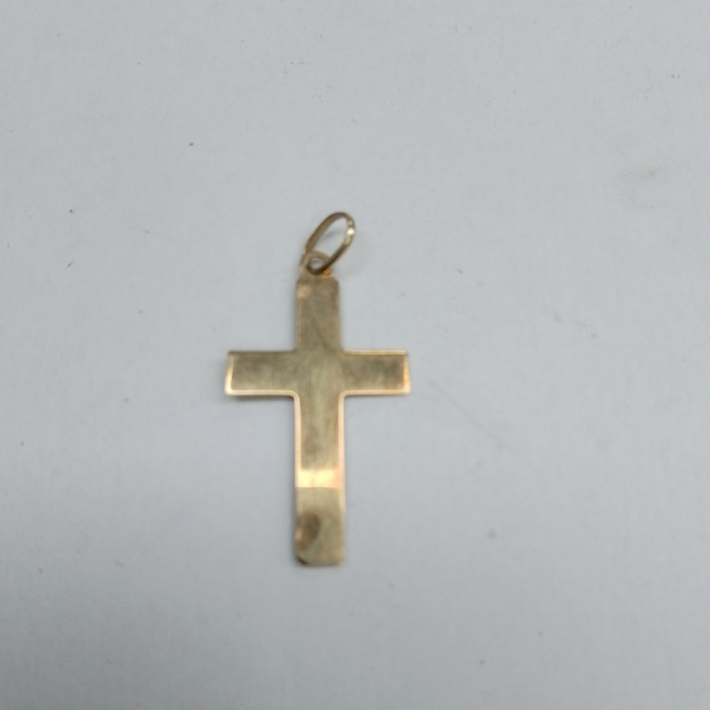 CRUCIFIJO ORO, RODIADO 10 K 1 GRMS (SEMINUEVO)