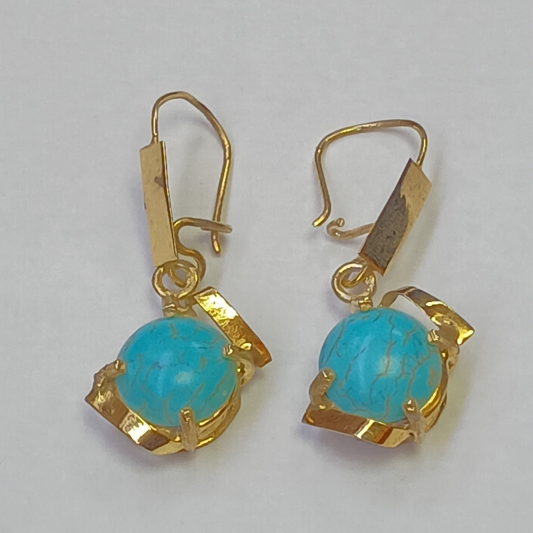 ARETES PAR ORO 14 K 4.3 GRMS (SEMINUEVO)