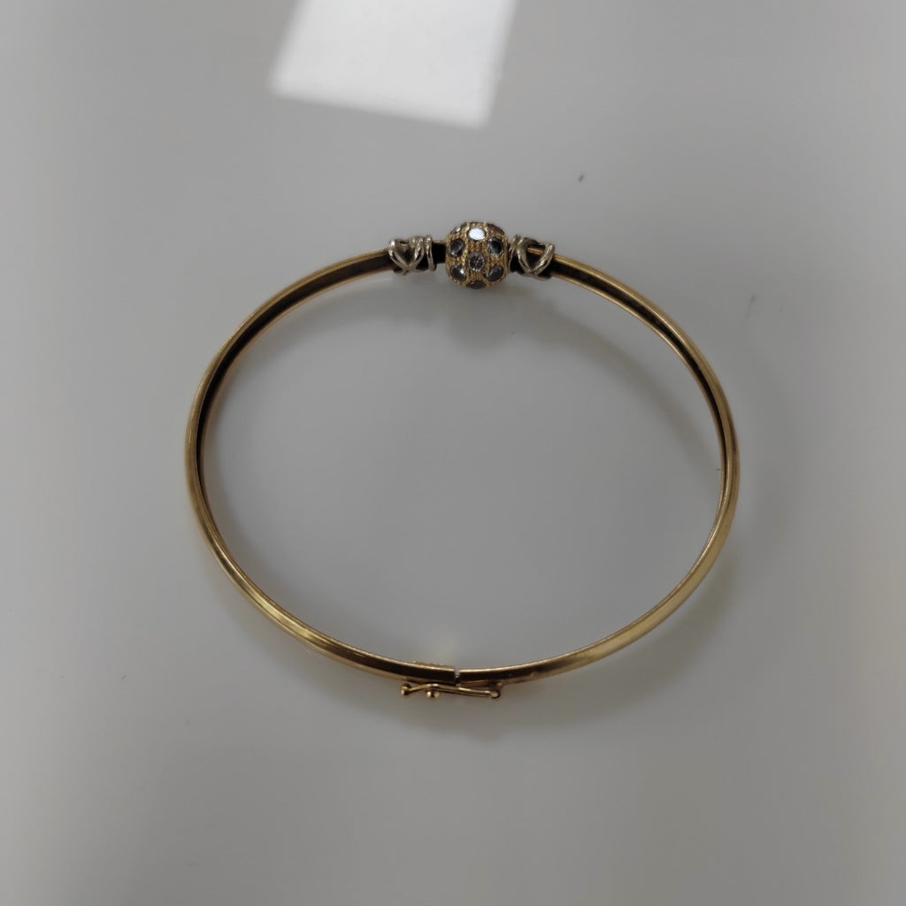 PULSERA RIGIDA ORO 14 K 5.9 GRMS (SEMINUEVO)
