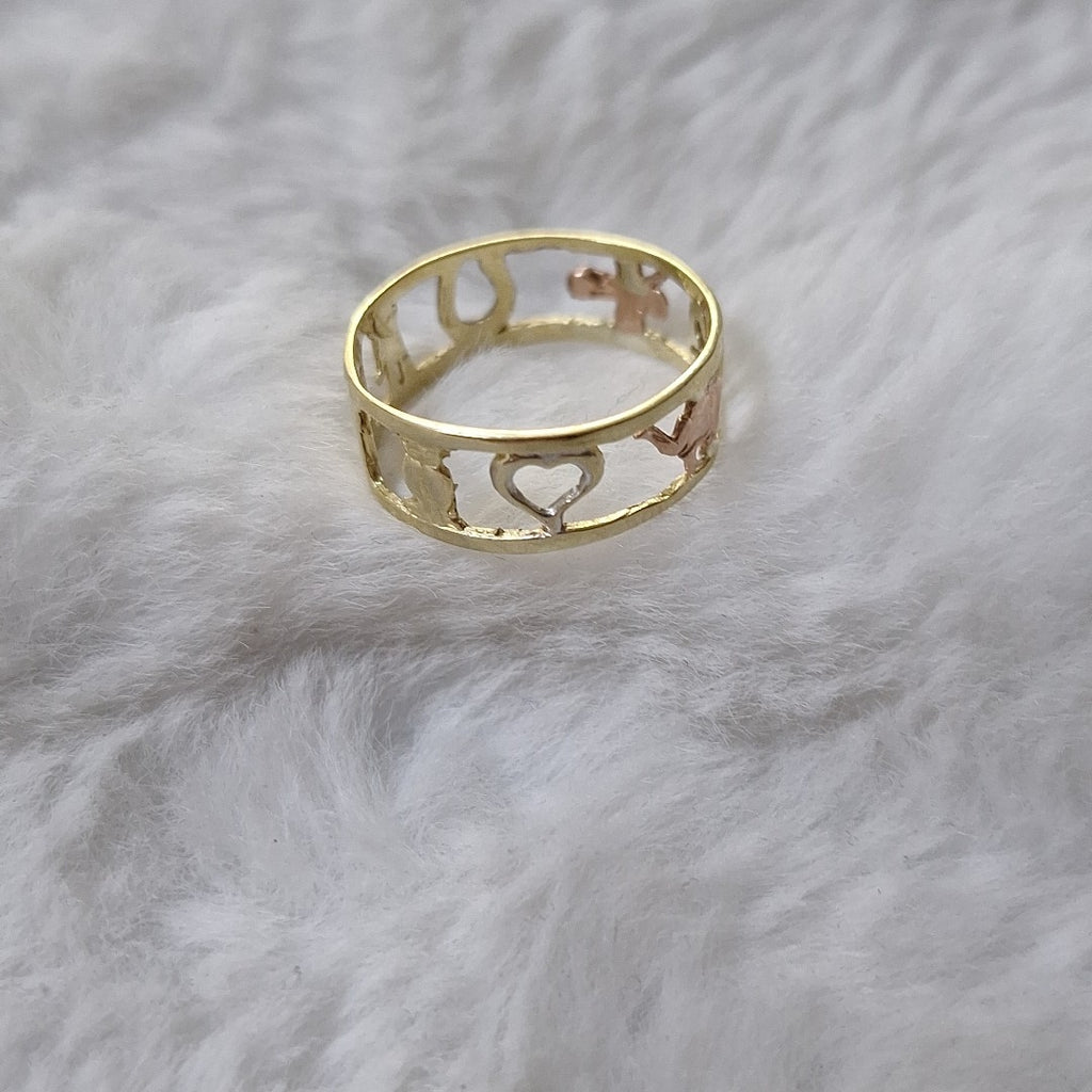 ARGOLLA DE LA SUERTE ORO 10 K 1.6 GRMS (SEMINUEVO)