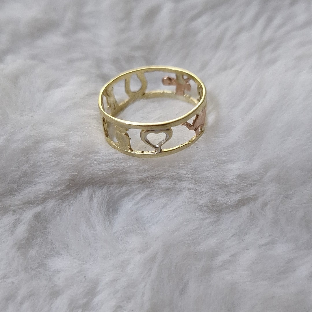 ARGOLLA DE LA SUERTE ORO 10 K 1.6 GRMS (SEMINUEVO)