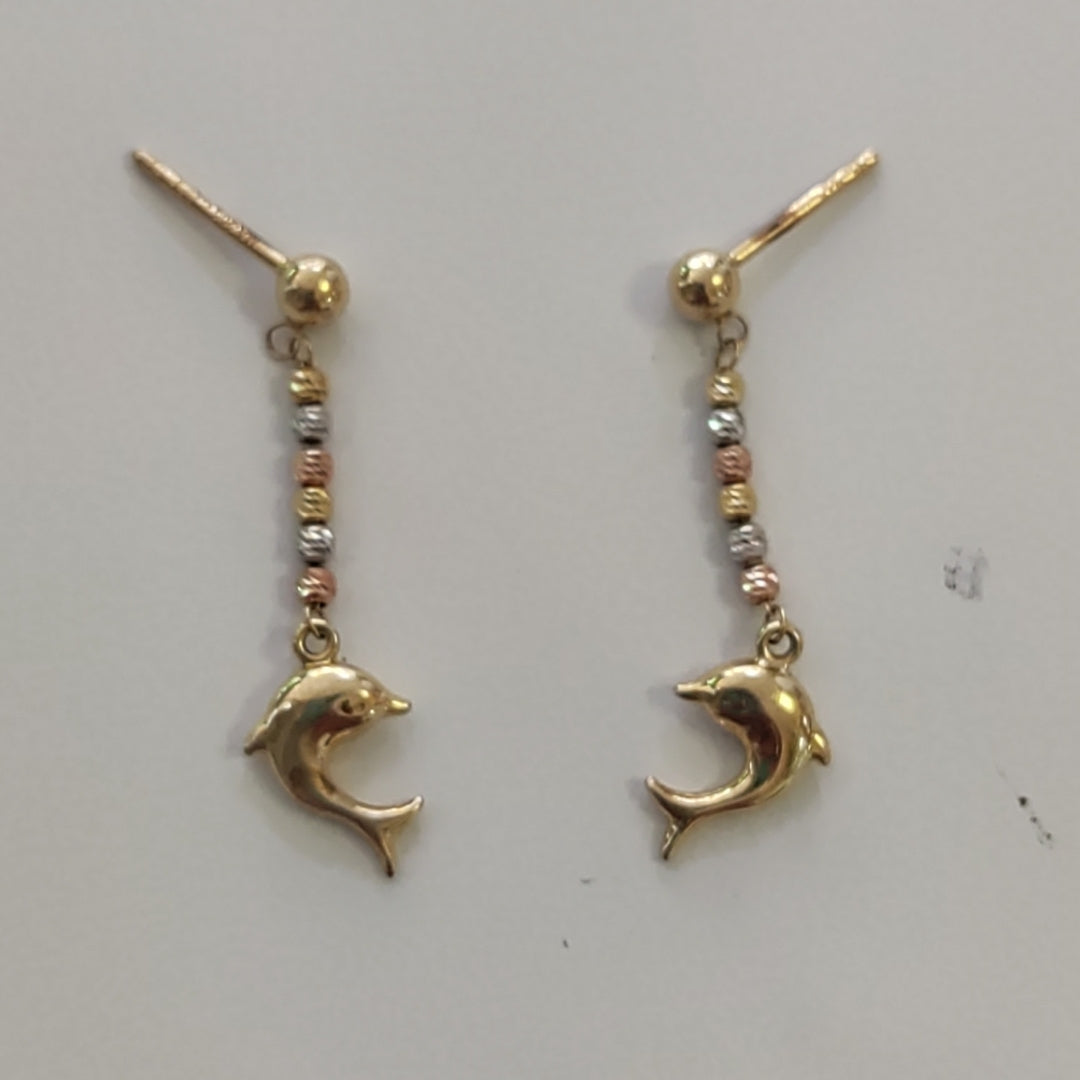 ARETES PAR ORO 14 K 1.5 GRMS (SEMINUEVO)