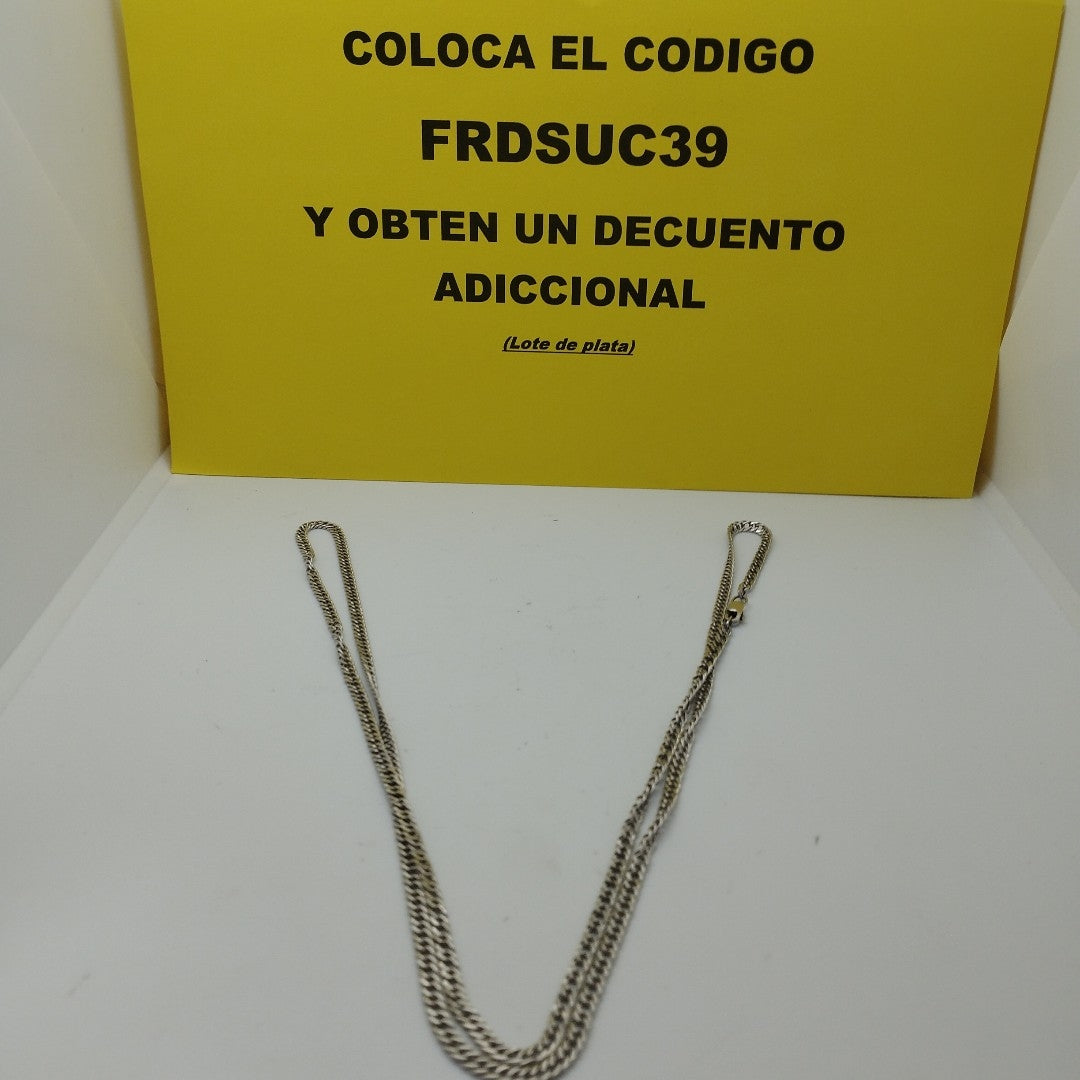 CADENA PLATA 82.6 GRMS (SEMINUEVO)