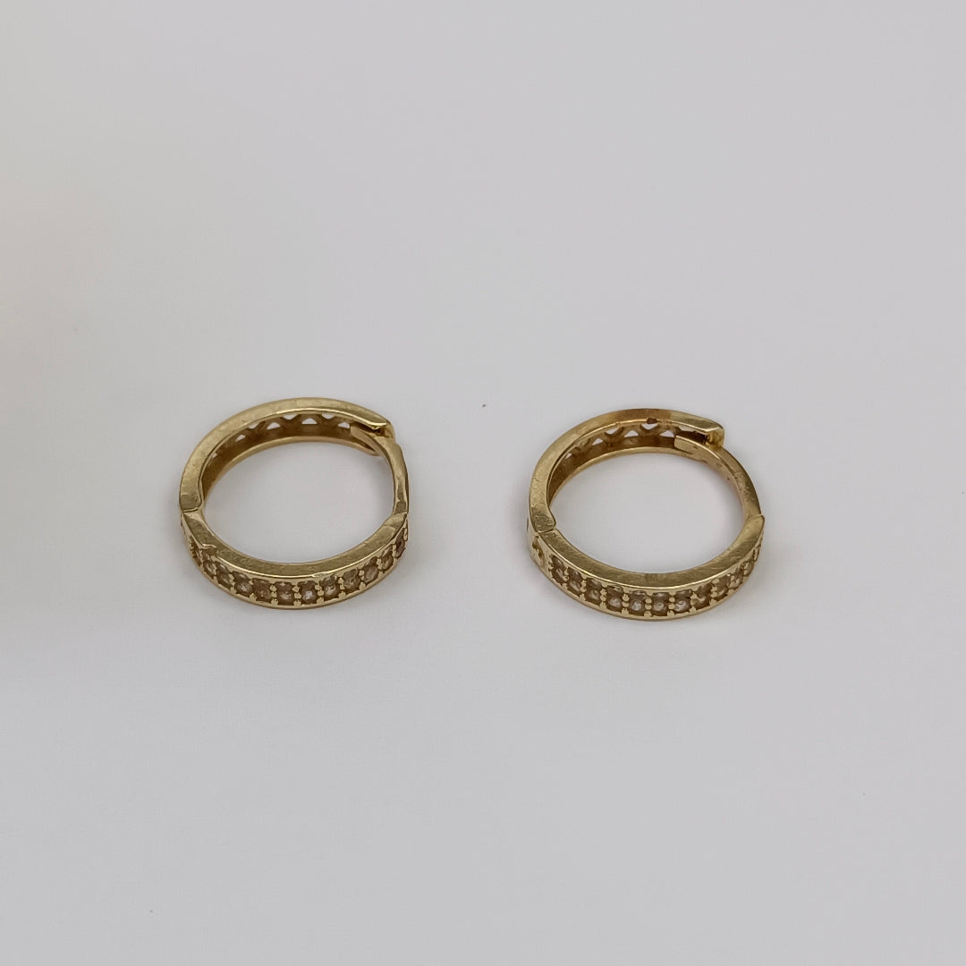 ARRACADAS PAR ORO 14 K 2,00 GRMS (SEMINUEVO)