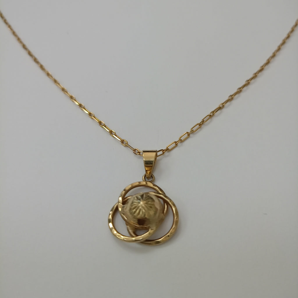 CADENA, DIJE ORO 14 K 3.6 GRMS (SEMINUEVO)