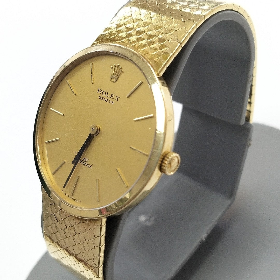 RELOJ CAJA Y PULSO ORO ORO 18 K 73.9 GRMS (SEMINUEVO)