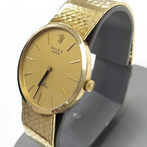 RELOJ CAJA Y PULSO ORO ORO 18 K 73.9 GRMS (SEMINUEVO)