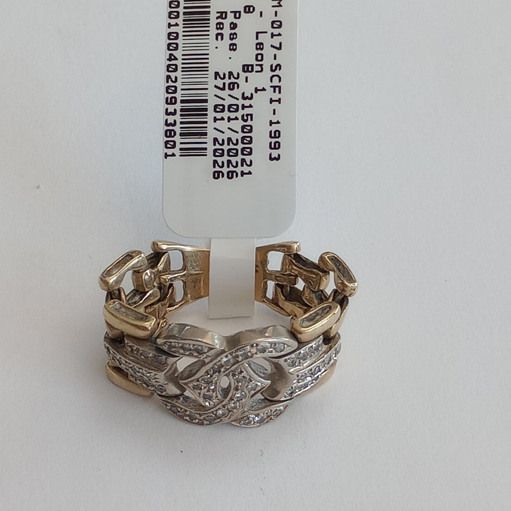 ANILLITO ORO, ORO BLANCO 14 K 7.3 GRMS (SEMINUEVO)