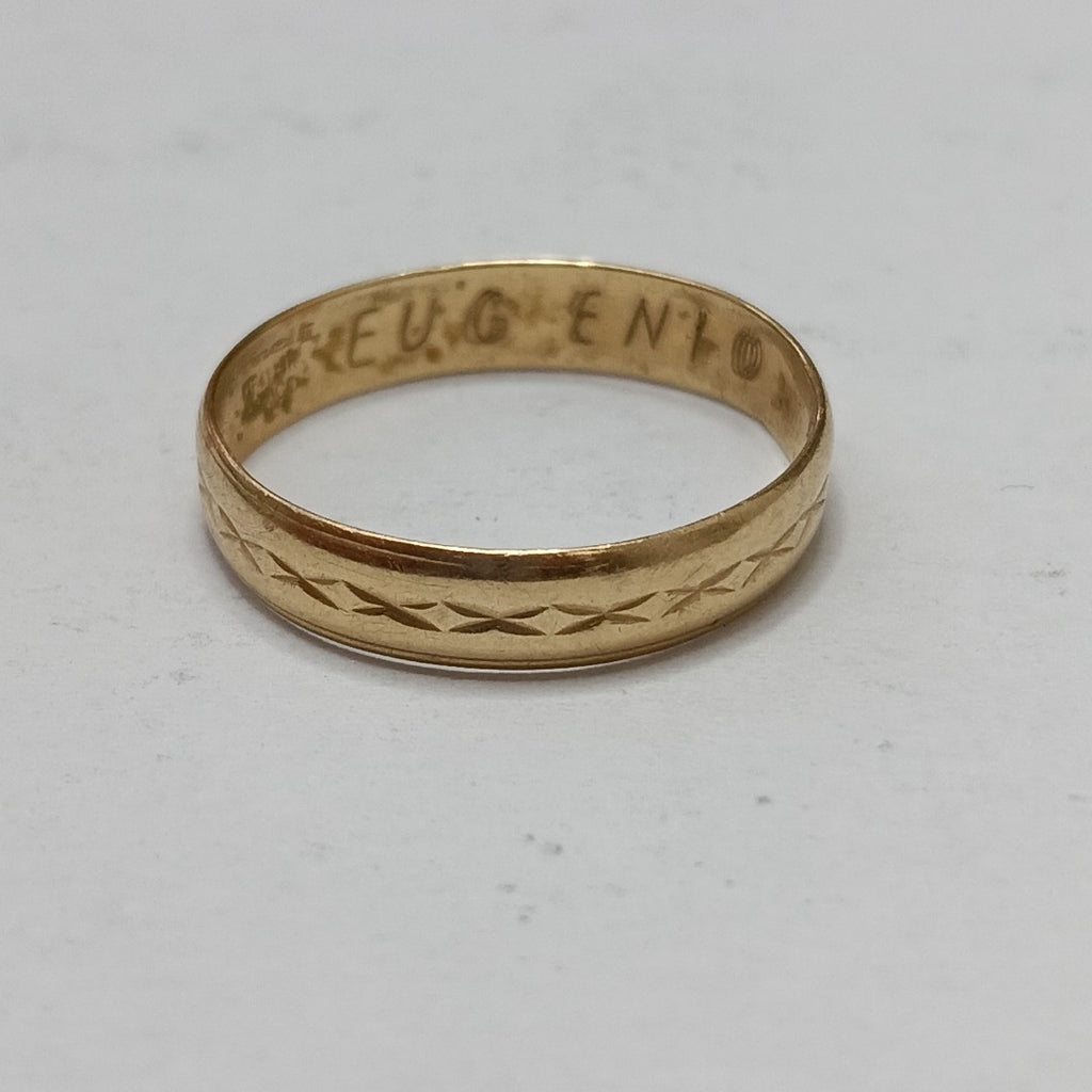 ARGOLLA ORO 14 K 1 GRMS (SEMINUEVO)