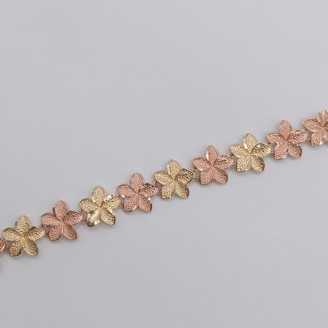 PULSERA ORO COMBINADO 10 K 4,30 GRMS (SEMINUEVO)