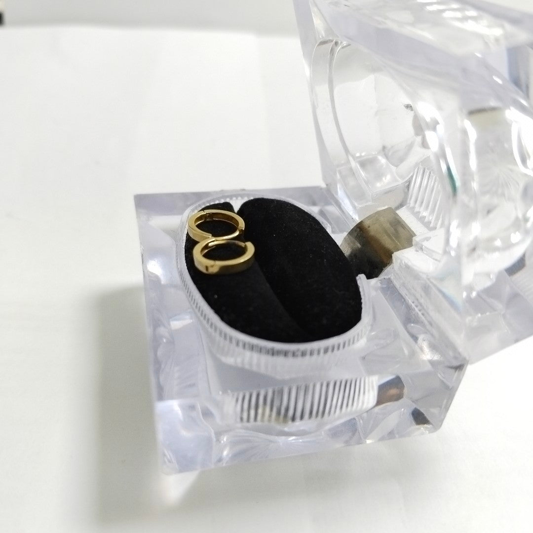 ARRACADAS PAR ORO 14 K 0,90 GRMS (SEMINUEVO)